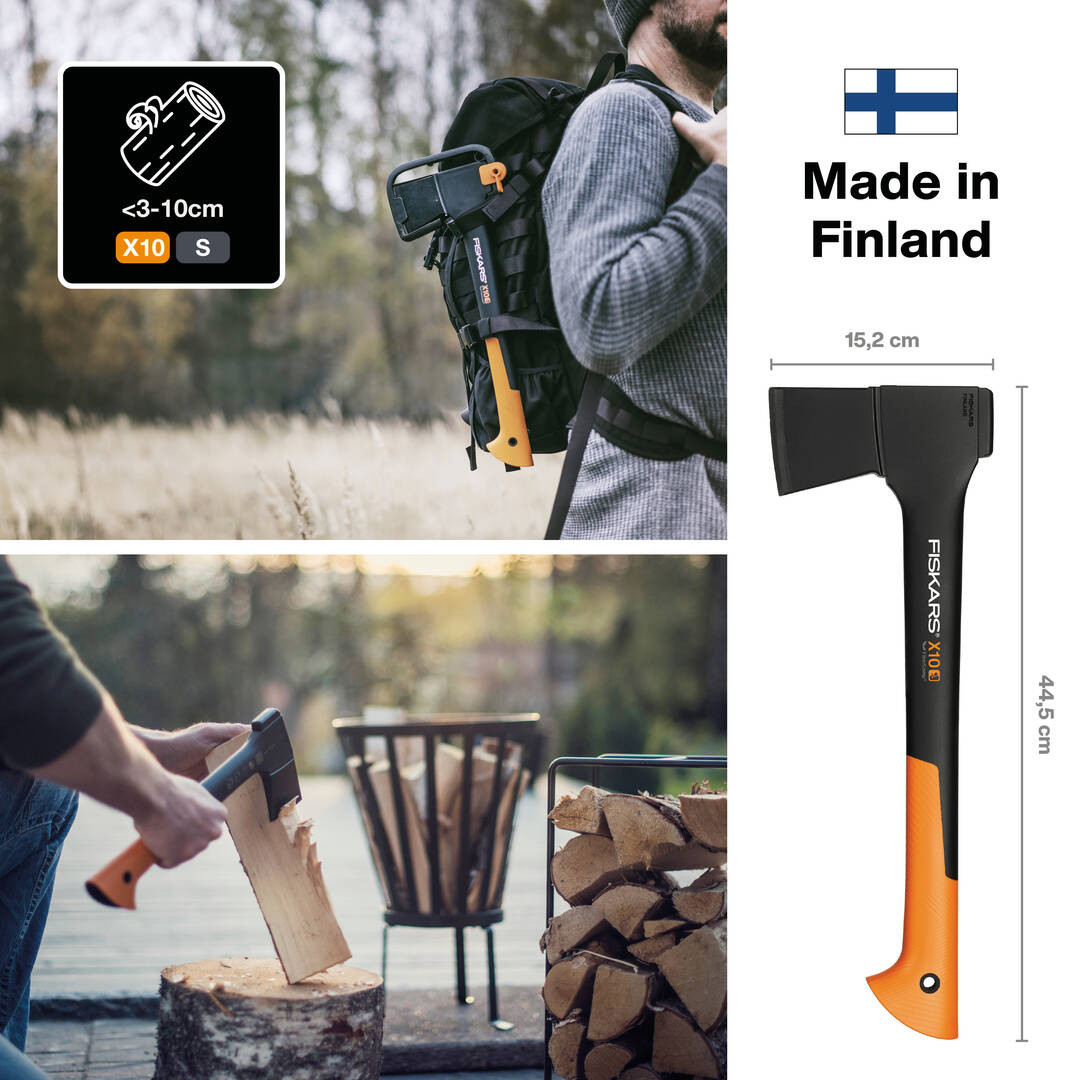 Купити Універсальна сокира Fiskars S X10 121443 (1015619) за